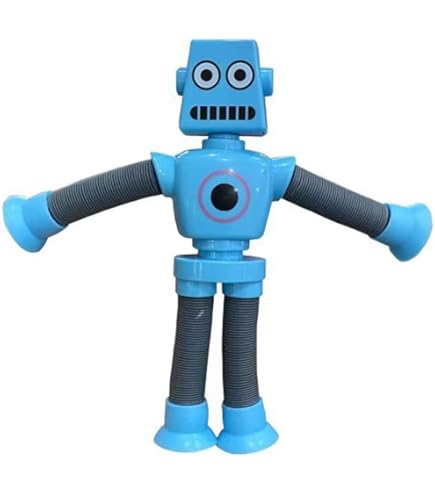 Amazon.co.jp: 吸盤チューブのおもちゃ,伸縮式ロボット ノベルティ